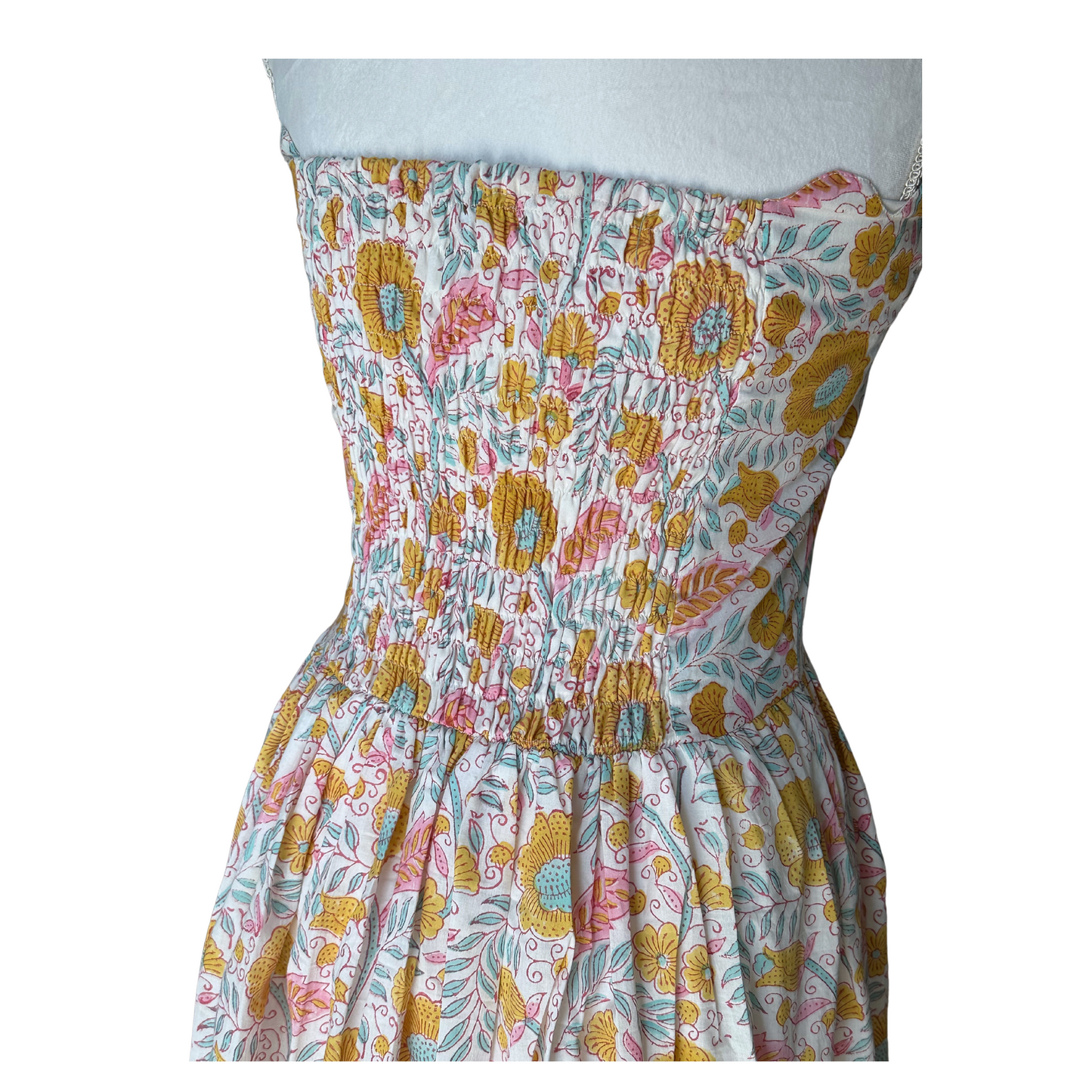 Lucie Scalloped Dress, Vintage Floral
