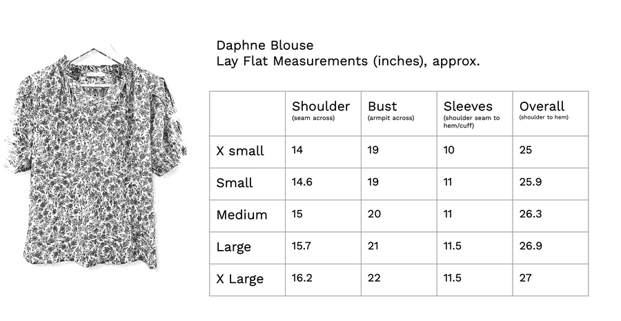 Daphne Blouse, Sel - PRE ORDER