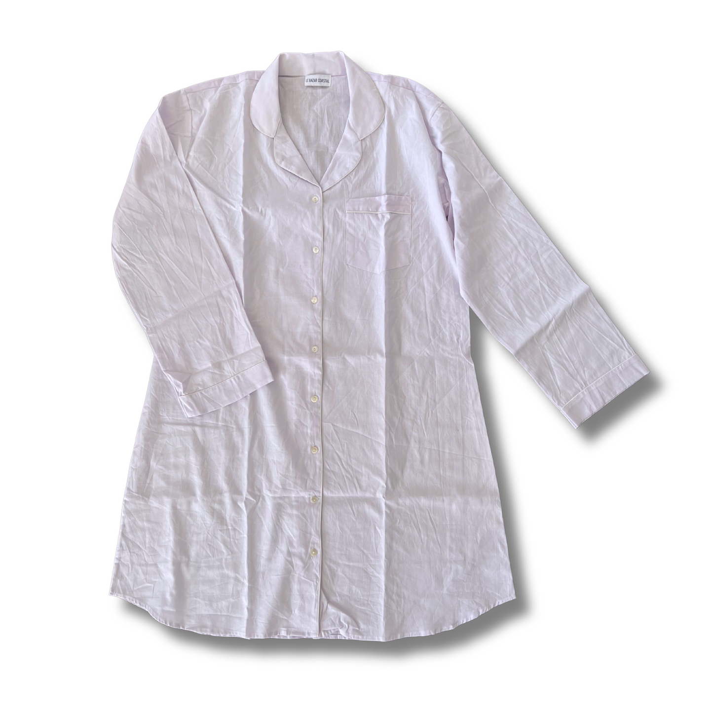 Night Shirt, Pale Lavender, Final Sale