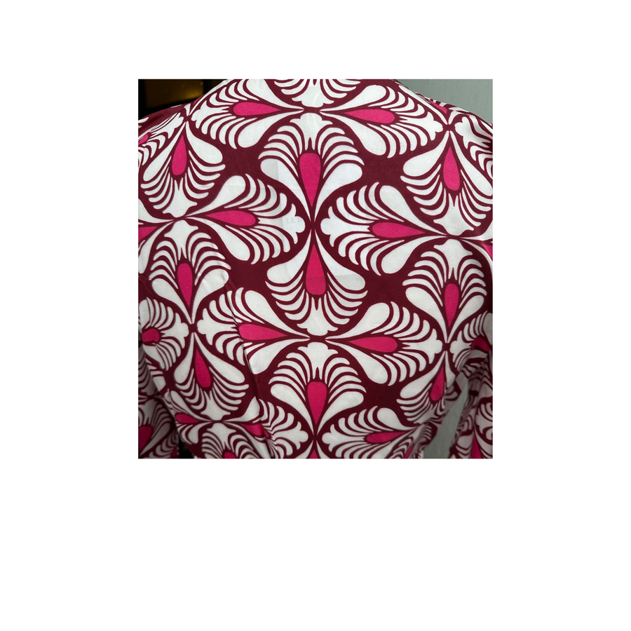 Washable Silk Wrap Dress, Jaipur Sunset