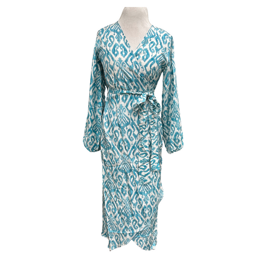 Washable Silk Wrap Dress, La Mer