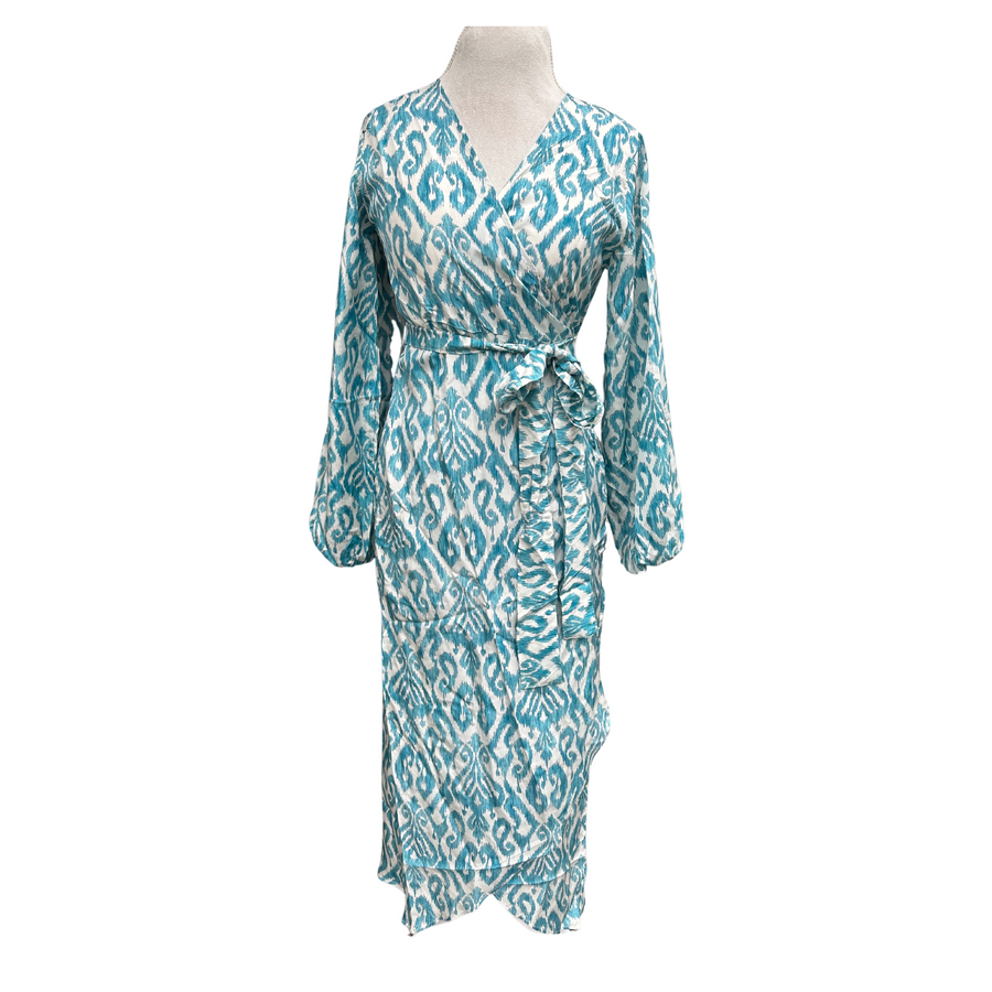 Washable Silk Wrap Dress, La Mer