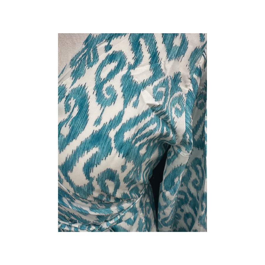 Washable Silk Wrap Dress, La Mer